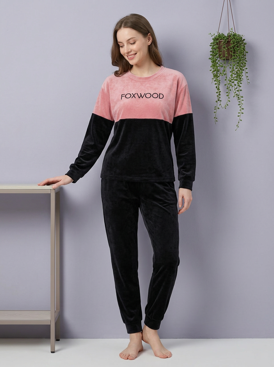327 – Cozy Colorblock Lounge Set