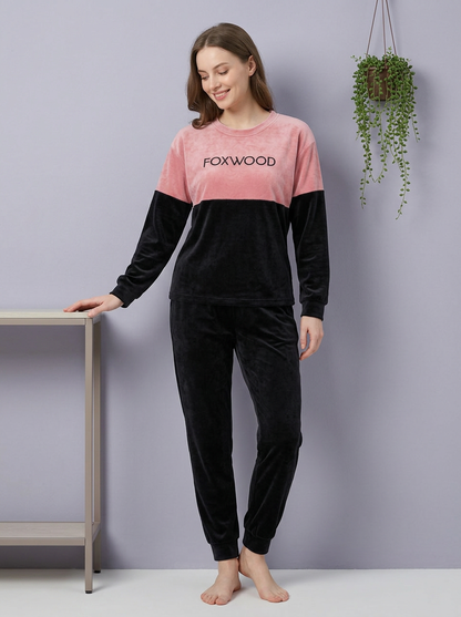 327 – Cozy Colorblock Lounge Set