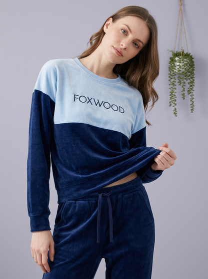 327 – Cozy Colorblock Lounge Set